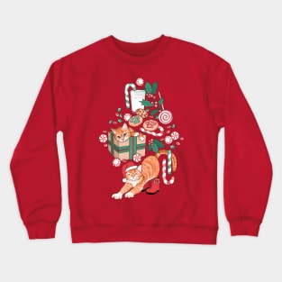 Meow-y Christmas Crewneck Sweatshirt